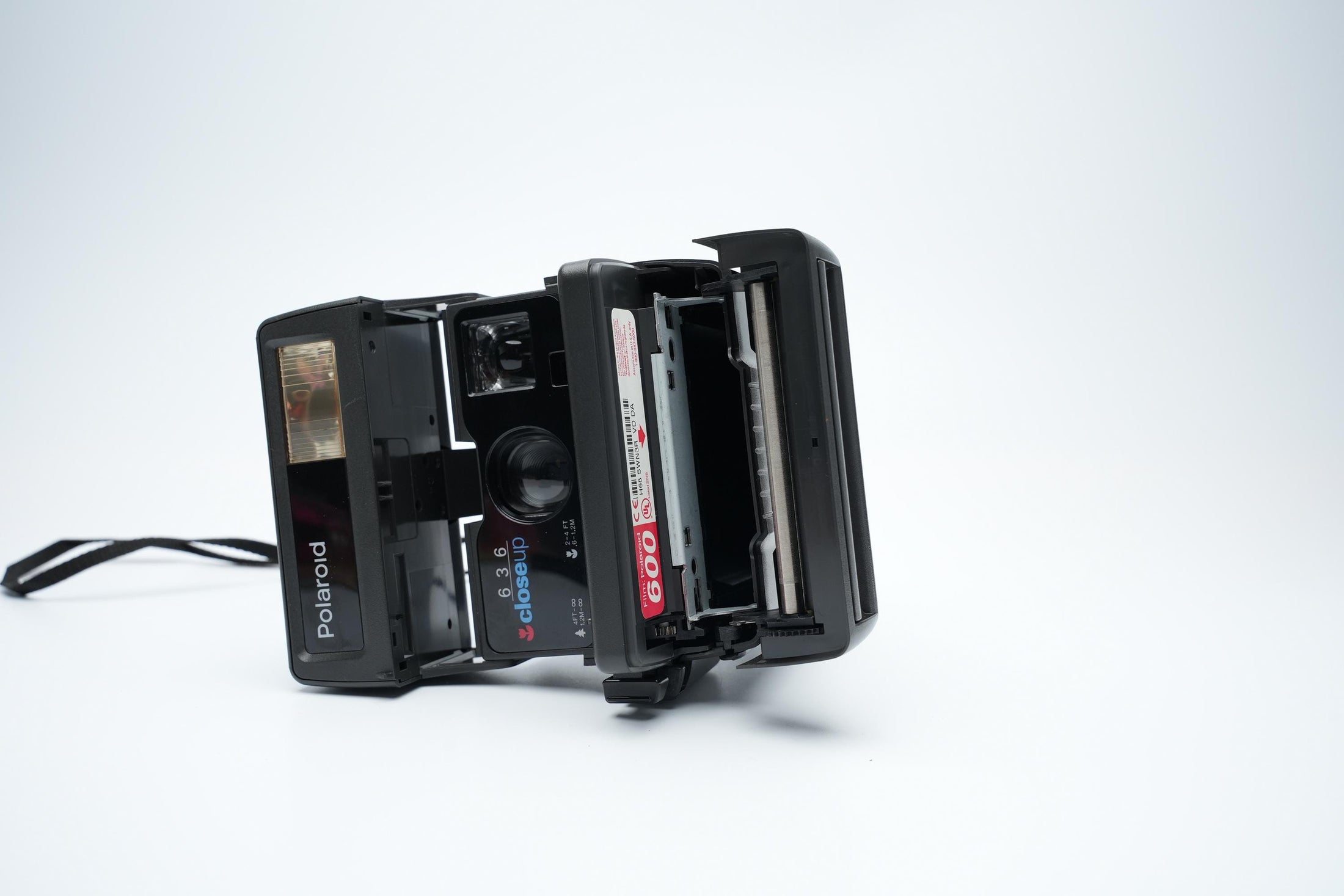 Polaroid CloseUp 636 Instant Camera - Stylish Vintage Instant-Ready Camera from the 1980s