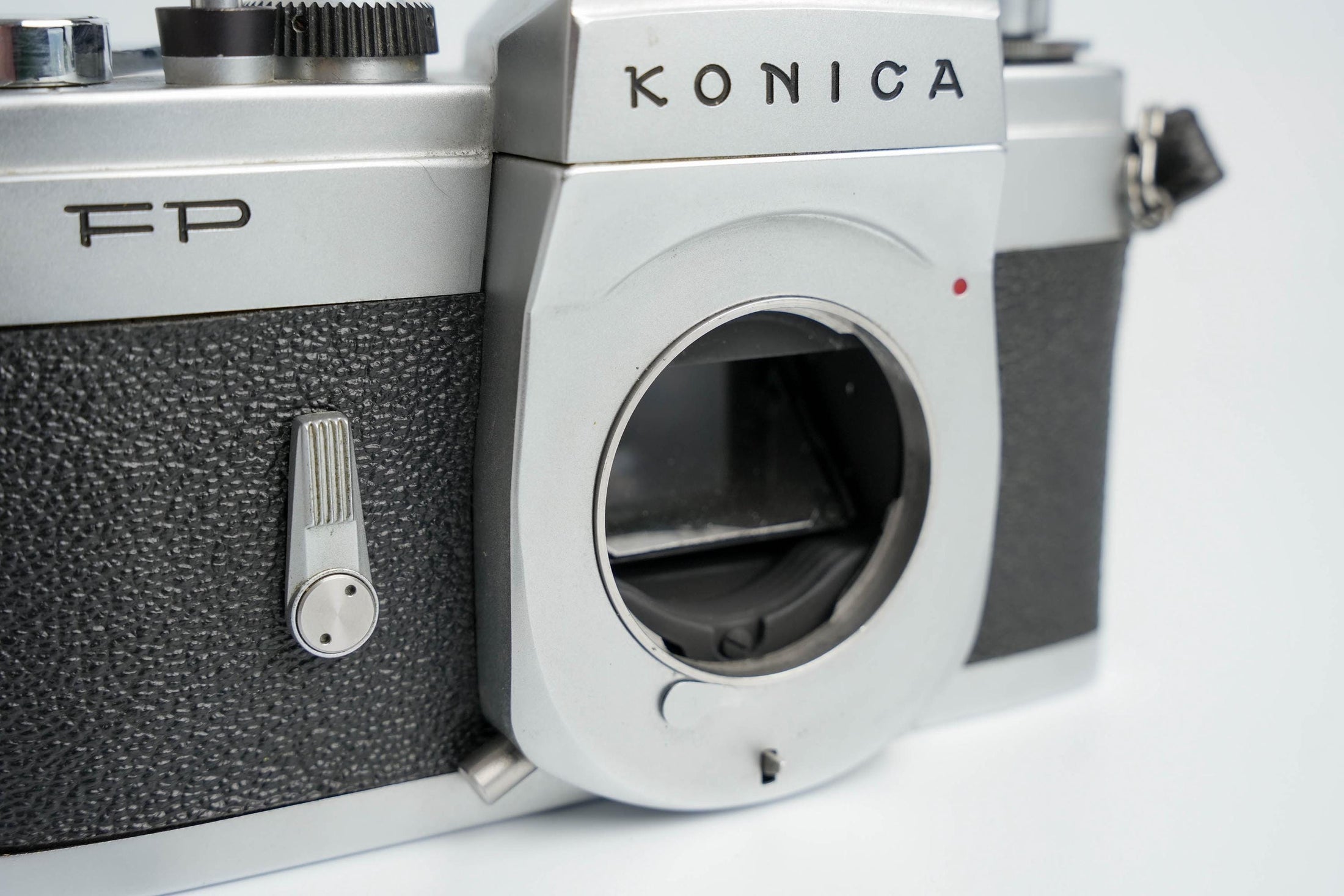 Konica FP – Classic 35mm SLR with Hexanon 135mm f/3.5 Lens – Tested and Working