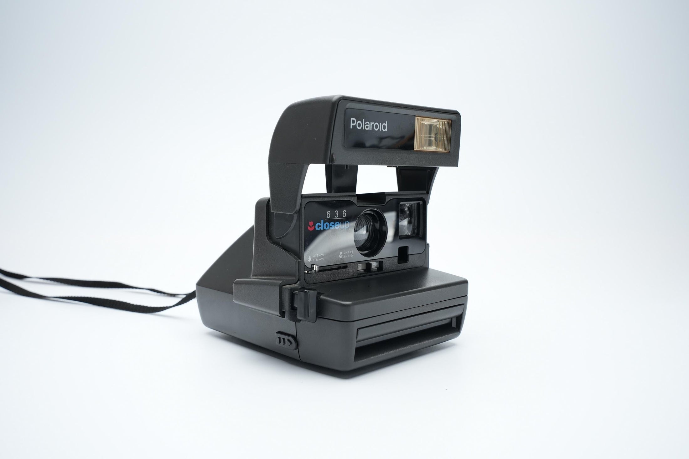 Polaroid CloseUp 636 Instant Camera - Stylish Vintage Instant-Ready Camera from the 1980s