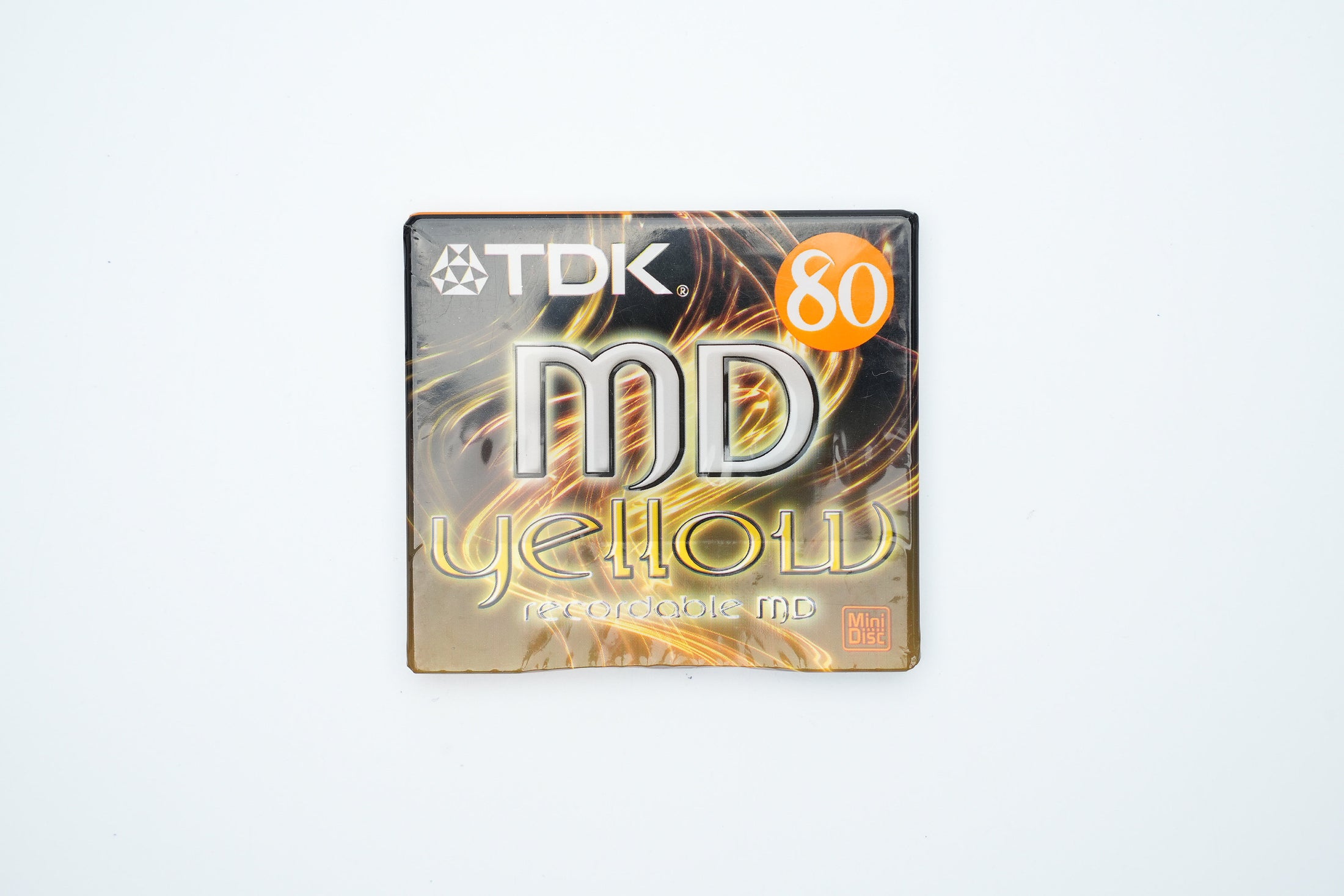 TDK MiniDisc 80 minuten Geel - Unseend