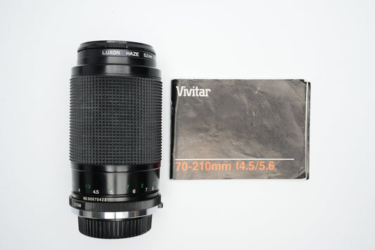 Vivitar 70-210mm f4.5 - Unseend