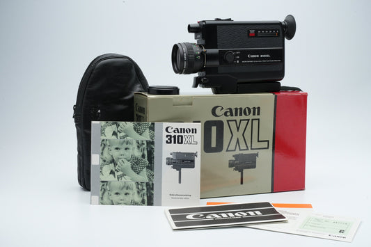 Canon 310XL + protective case + lens cap + box