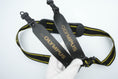 Load image into Gallery viewer, Olympus vintage strap in yellow and black (camera strap)
